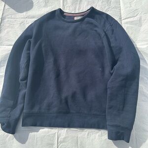 Land’s End preppy navy crewneck